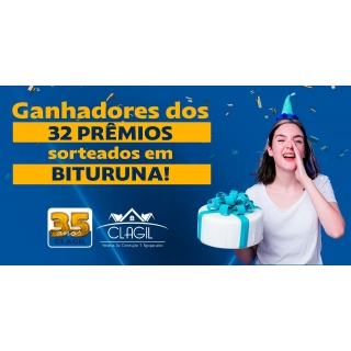 CONFIRA AQUI OS GANHADORES DE BITURUNA - CLAGIL 35 ANOS!