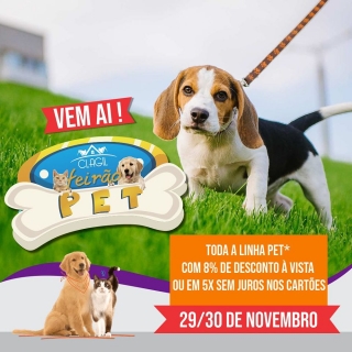 Feirão Pet Nesta Sexta (29) e Sábado (30 de Novembro)!