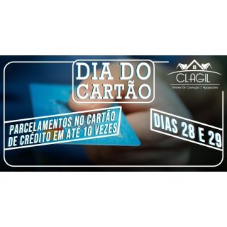 Dia do Cartão - 28 e 29 de Agosto de 2020!