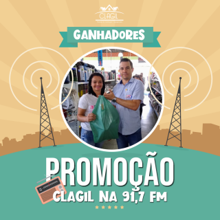 Promoção Fm 91,7 e Clagil